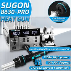 SUGON 8630Pro new heat gun motherboard maintenance, welding, plug and pull heating core
