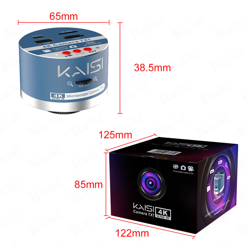 Kaisi TX 1 4K camera Microscope dedicated high-definition camera HDMI interface type-c interface