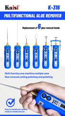 Kaisi 316 glue removal artifact removes LCD OCA dry glue, rolls screen glue, and cleans up residual glue