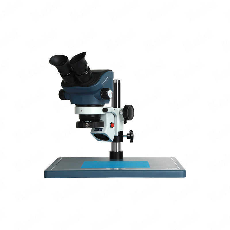 kaisi TX-50S 7-50x continuous zoom binocular microscope large base plate