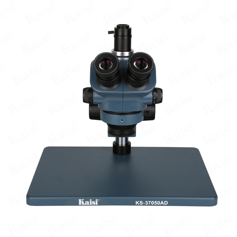 KAISI 37050 three-lens continuous zoom microscope can be connected to the display board repair to view defects and other blue models