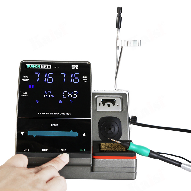 SUGON T36 nanometer soldering station -115 handle, nanometer soldering tip ultra-fine heating for a few seconds