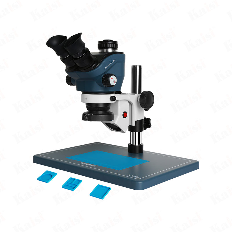 kaisi TX-350S microscope Mobile phone repair microscope triocular continuous zoom can be connected to the display 7-50X