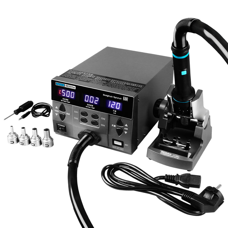 SUGON 8630Pro new heat gun motherboard maintenance, welding, plug and pull heating core