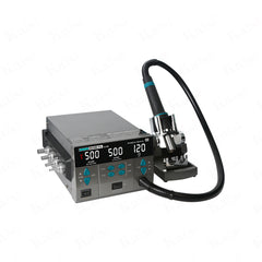 SUGON 8610DXPro professional version pluggable new hot air gun welding stand electronic repair strong wind 4 air gun nozzles