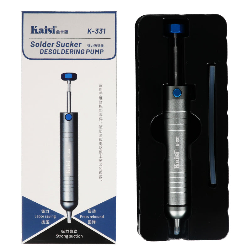 KAISI 331 all-aluminum solder absorber enlarged and lengthened, tin slag cleaning, tin point melting cleaning