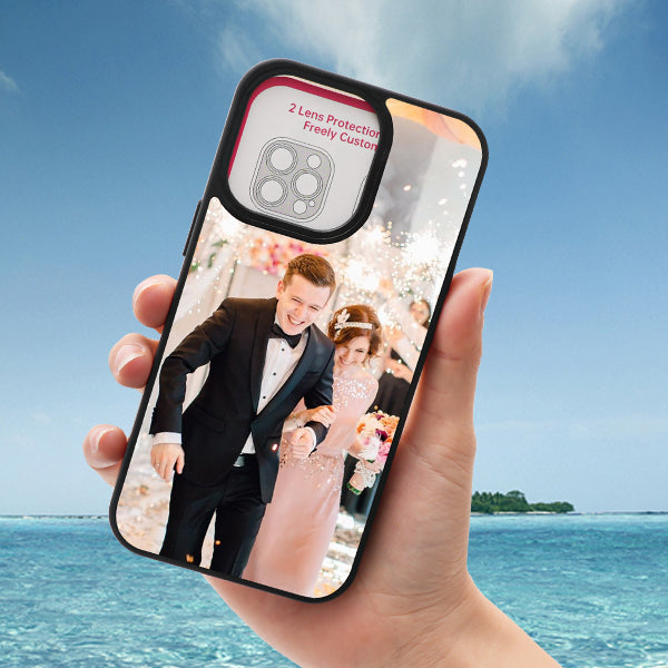 DIY custom personalized photo case for iPhone 11/12/13/14/15/16 series, smooth, flat,-fading, light, thin, flexible, elastic, scratch-resistant, impact-resistant smartphone protector, record your beautiful moments