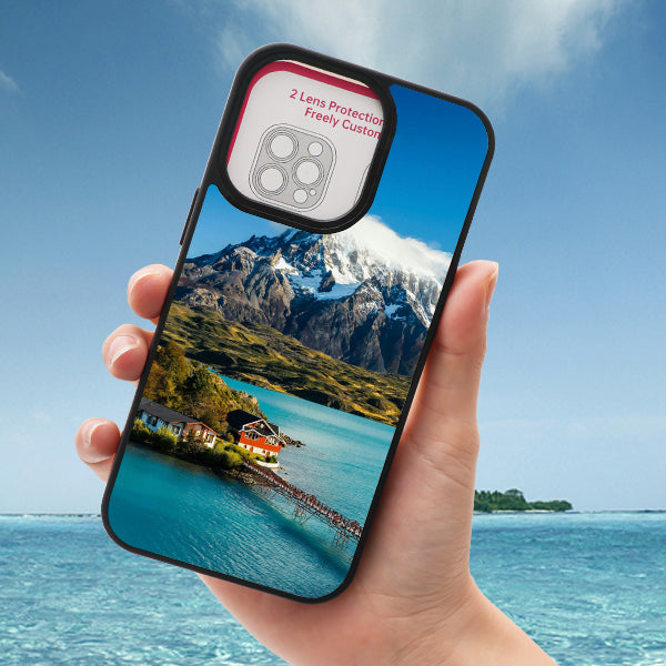 DIY custom personalized photo case for iPhone 11/12/13/14/15/16 series, smooth, flat,-fading, light, thin, flexible, elastic, scratch-resistant, impact-resistant smartphone protector, record your beautiful moments