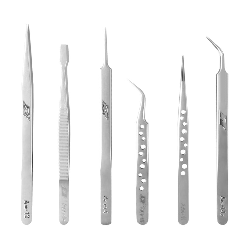 Kaisi mobile phone motherboard repair stainless steel clip tweezers corrosion-resistant industrial use