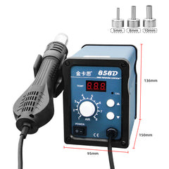 Kinkas 858d digital display hot air gun, soft spiral air, mobile phone repair chip disassembly, component removal, desoldering station
