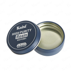 KAISI 601 High Quality Blended Rosin Flux Solder Oil. One touch welding, make the welding stable and strong - less smoke, reduce the surface tension of the material, help solder infiltration welding. Low corrosion, prevent circuit board damage. Suitable for: sensor, wire, motor, fuse, connector, metal shell, lighting electronic components, SMT maintenance, BGA chip planting ball, etc.