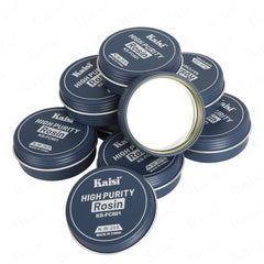 KAISI 601 High Quality Blended Rosin Flux Solder Oil. One touch welding, make the welding stable and strong - less smoke, reduce the surface tension of the material, help solder infiltration welding. Low corrosion, prevent circuit board damage. Suitable for: sensor, wire, motor, fuse, connector, metal shell, lighting electronic components, SMT maintenance, BGA chip planting ball, etc.
