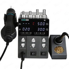 SUGON 202 Digital display Heat gun welding table 2-in-1 Electronic repair, motherboard welding