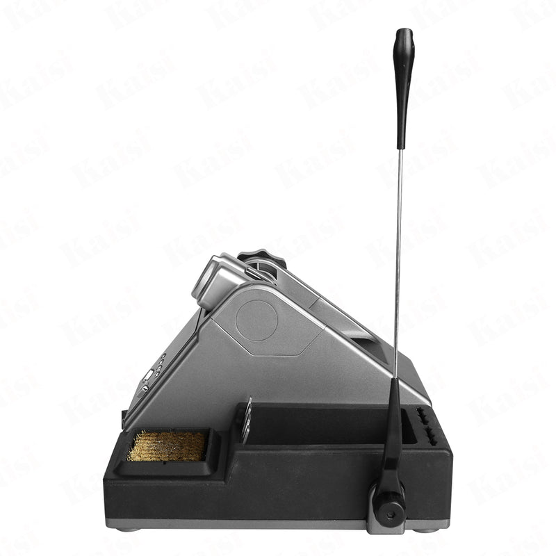 SUGON T21 Welding Table. The copper wire brush is currently the best tool for cleaning and repairing the tip of the soldering iron. The temperature control of the program chip is different from the traditional AC voltage temperature control, and the temperature rise is fast and accurate. Keylock, Celsius and Fahrenstein conversion, buzzer and other functions.