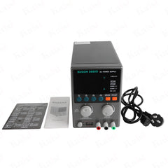 SUGON 3005D Regulated Power Supply. High precision 4-digit LED digital display, intuitive and clear. facilitates power supply movement. Multiple protection functions, over current protection (OCP), over temperature protection (OTP), over power protection (OPP). Adjustable USB output.