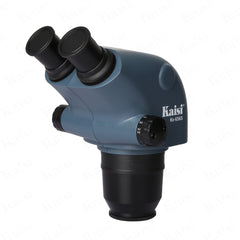 The KAISI 6565 microscope offers 0.65-6.5 zoom magnifications with optional eyepieces and auxiliary lenses, allowing users to extend magnification to 2x- 260x. The KAISI 6565 microscope provides crystal-clear images and a vivid color palette. The KAISI 6565 microscope offers an extended working distance of 30-287mm, with a standard working distance of 110mm.